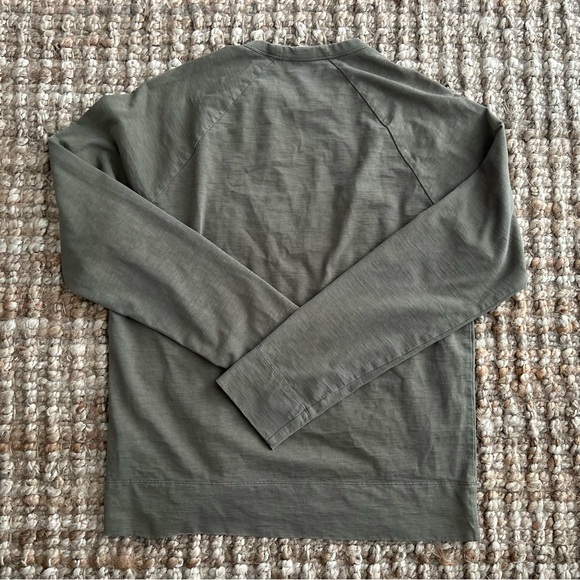 James Perse Olive Long Sleeve Top - Picture 2 of 6